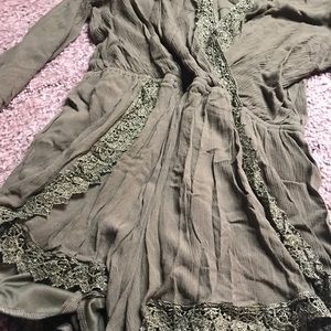 Charlotte Russe long sleeve romper. Worn once